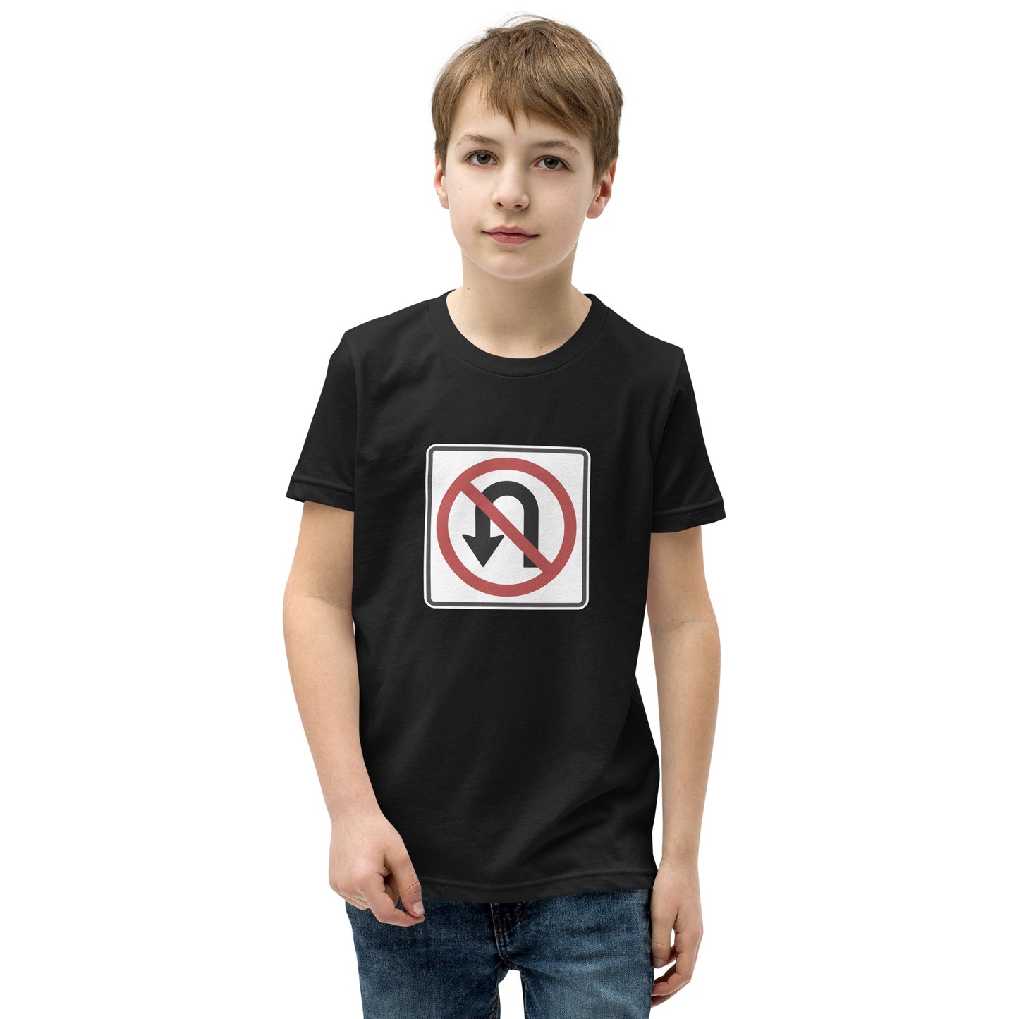 "No U Turn" Youth T-Shirt