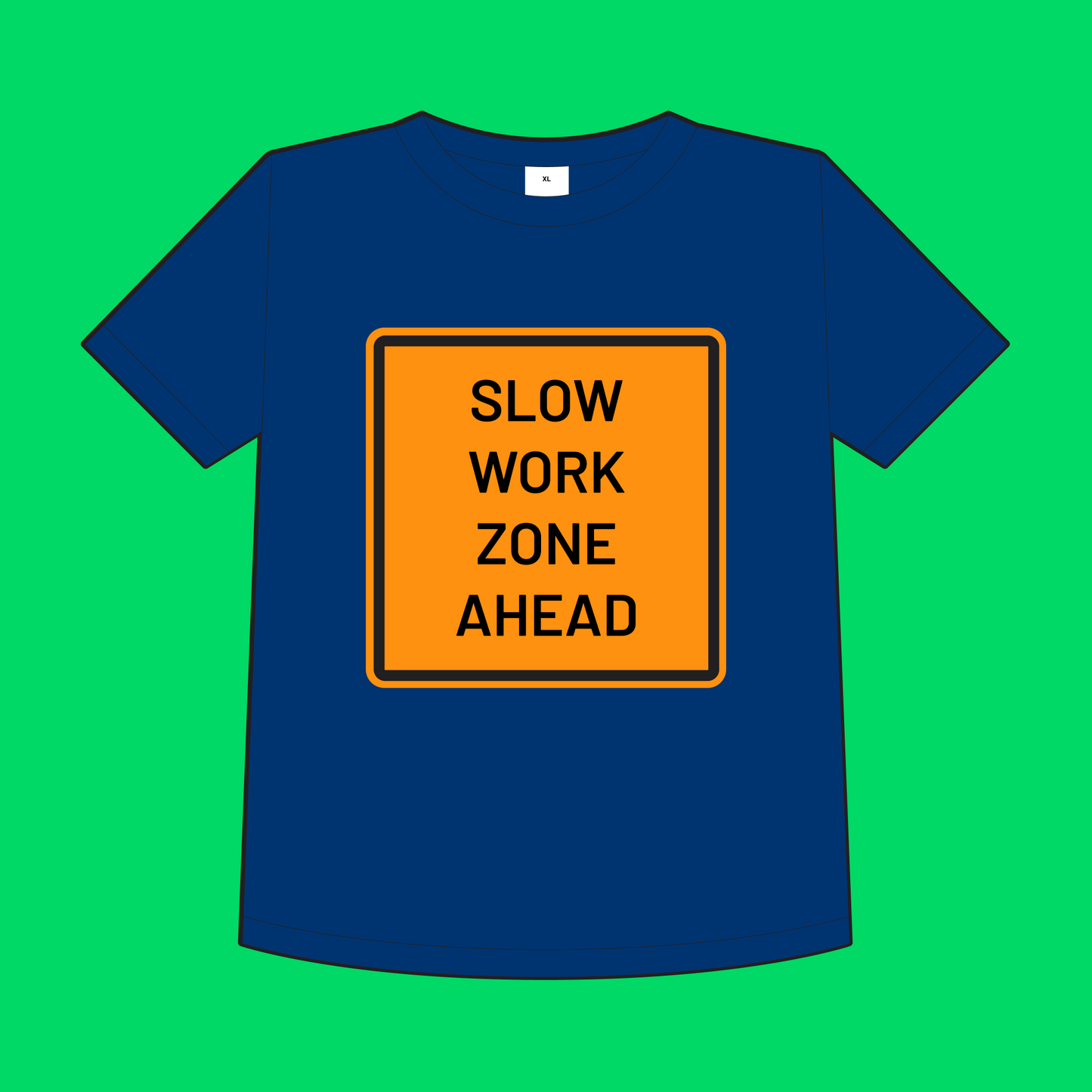 "Slow Work Zone Ahead" Youth T-Shirt