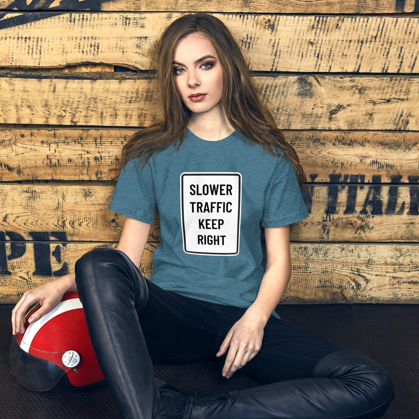 "Slower Traffic Keep Right" Women's T-Shirt