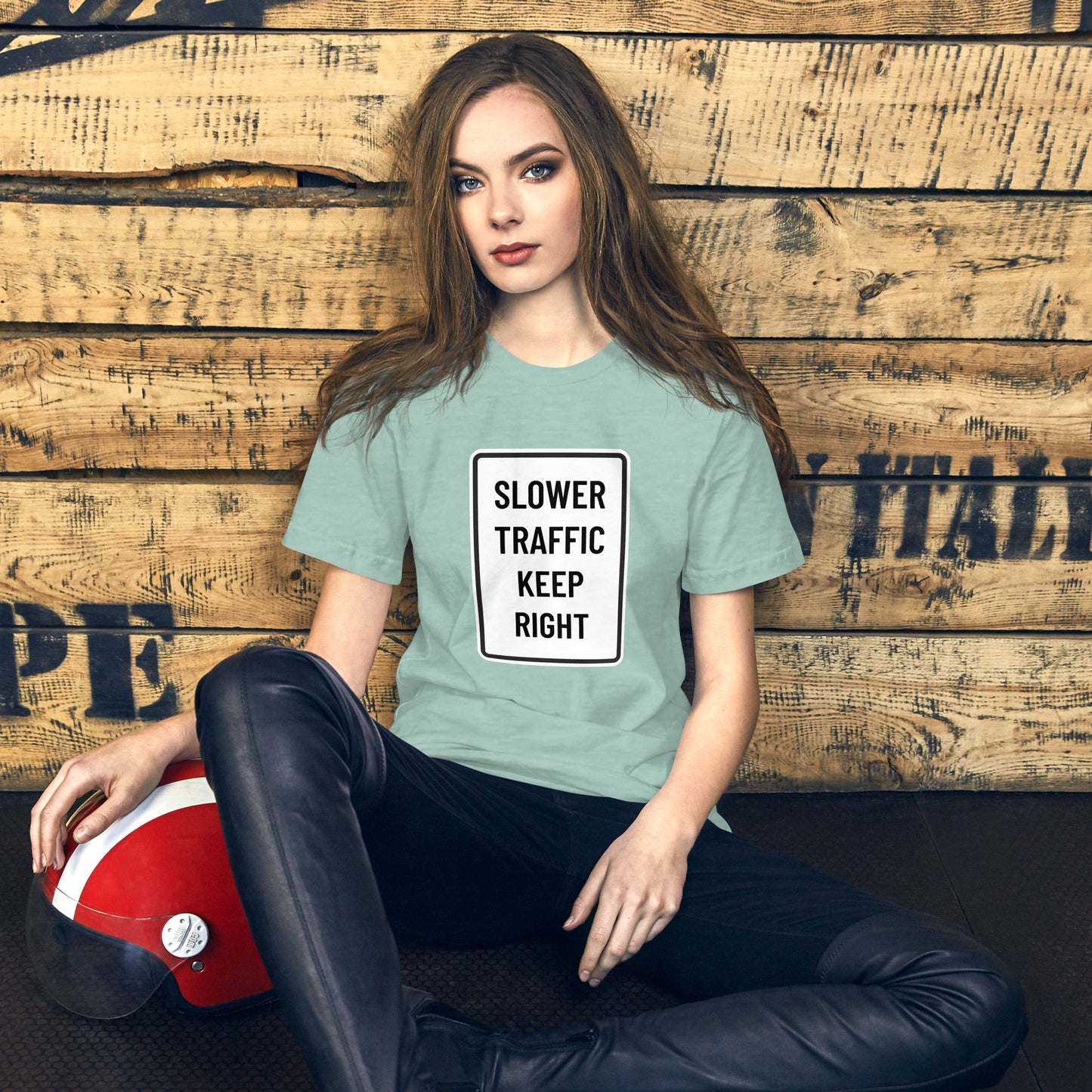 "Slower Traffic Keep Right" Women's T-Shirt