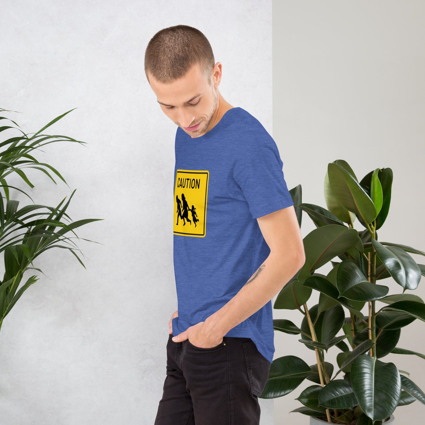 "Caution" Men's T-Shirt