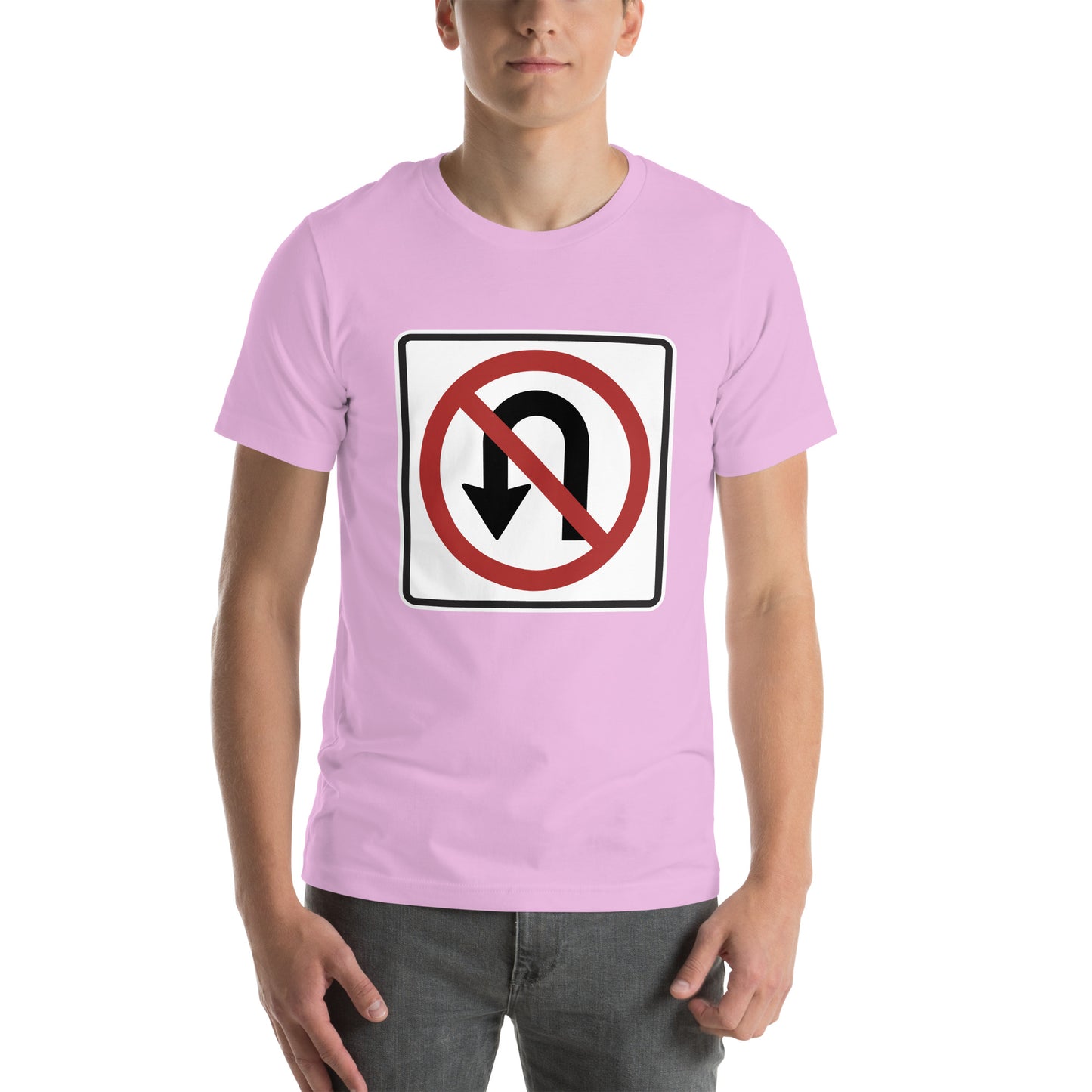 "No U Turn" Men's T-shirt