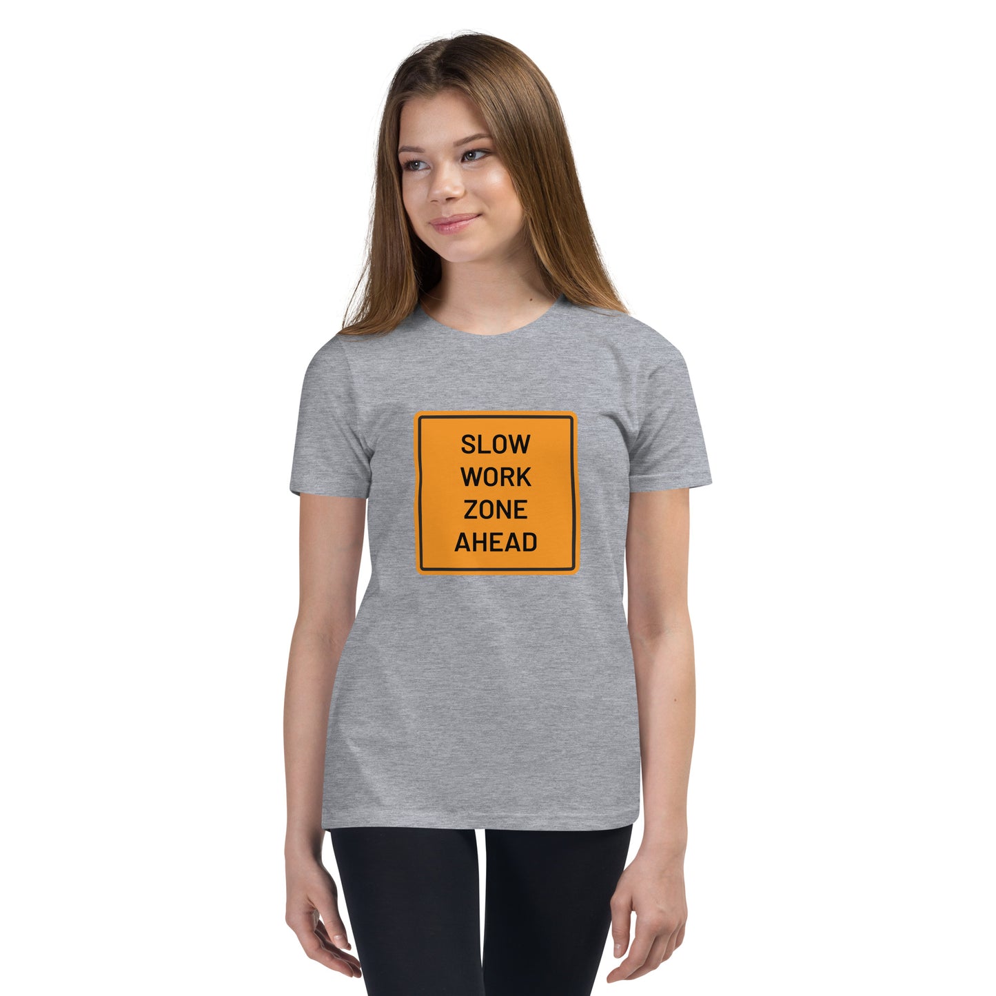 "Slow Work Zone Ahead" Youth T-Shirt