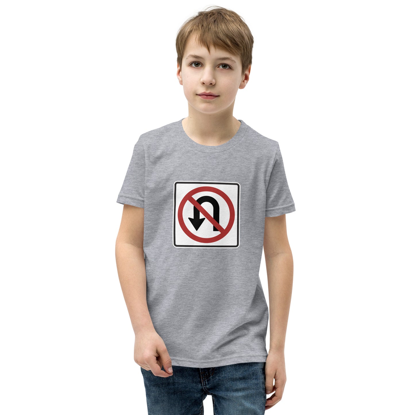 "No U Turn"  Youth T-Shirt