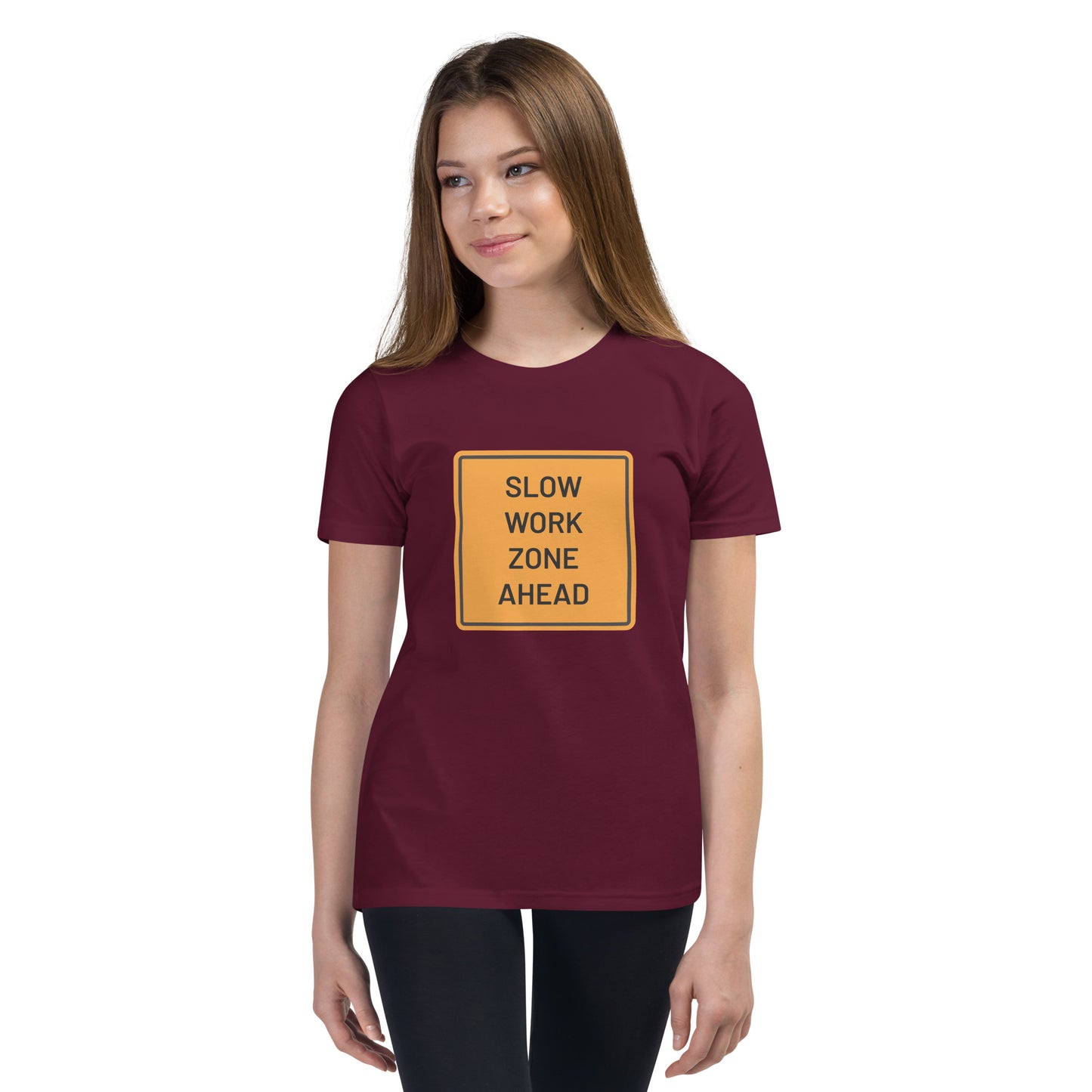 "Slow Work Zone Ahead" Youth T-Shirt