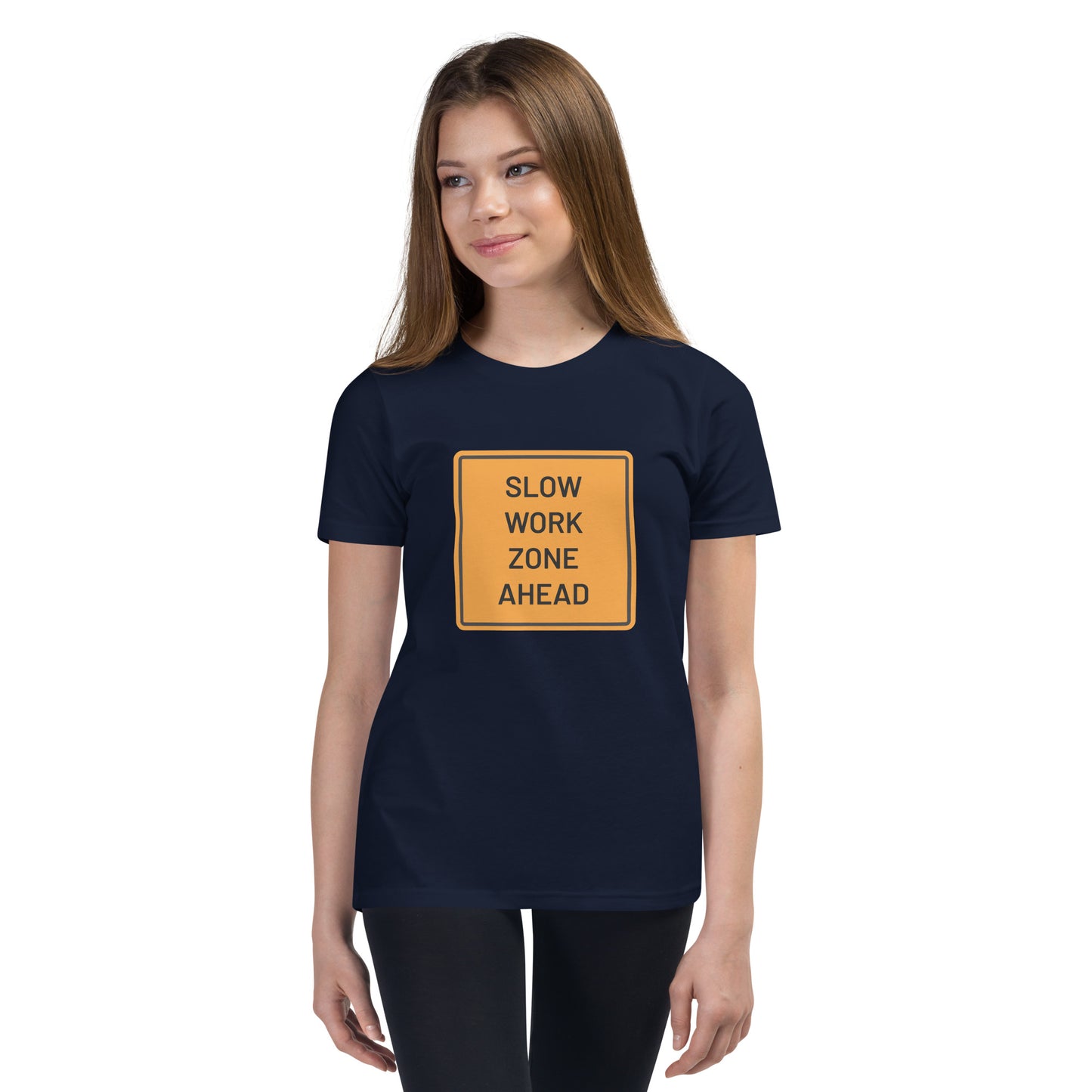 "Slow Work Zone Ahead" Youth T-Shirt