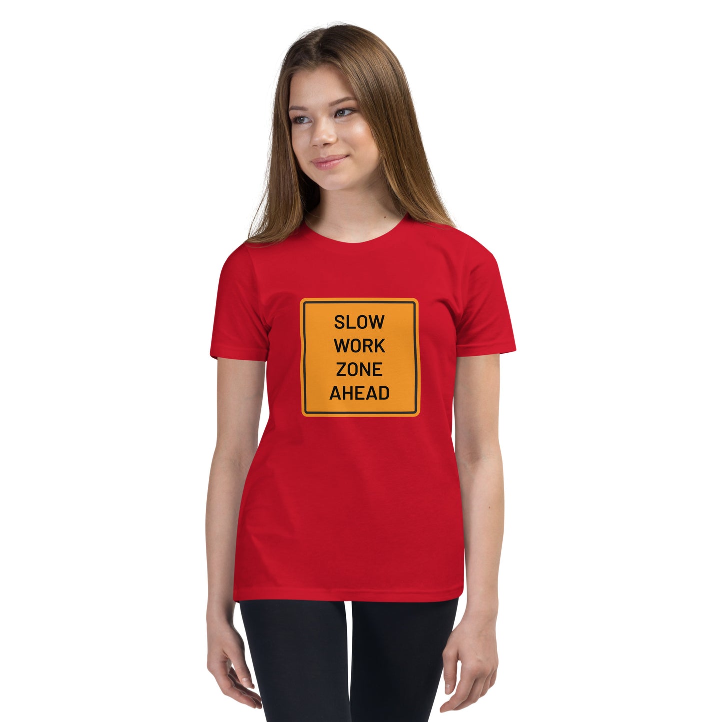 "Slow Work Zone Ahead" Youth T-Shirt