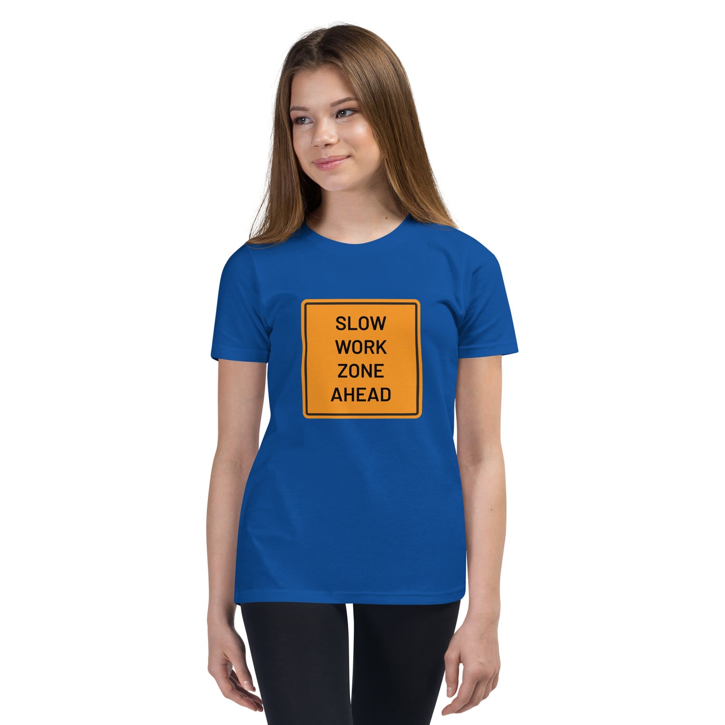 "Slow Work Zone Ahead" Youth T-Shirt